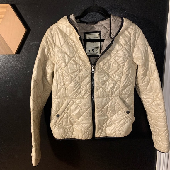 DONATED: Abercrombie Lightweight Quilted Puffer Jacket, S - Picture 1 of 12